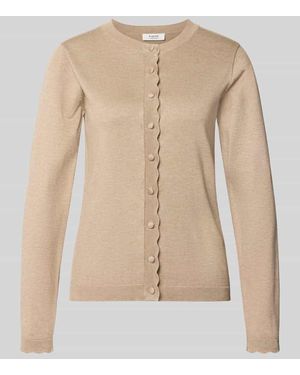 B.Young Strickjacke aus Viskose-Mix Modell 'MORLA' - Natur