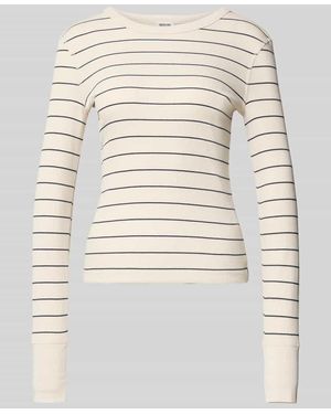 DRYKORN Longsleeve mit Rundhalsausschnitt Modell 'NURIT' - Natur