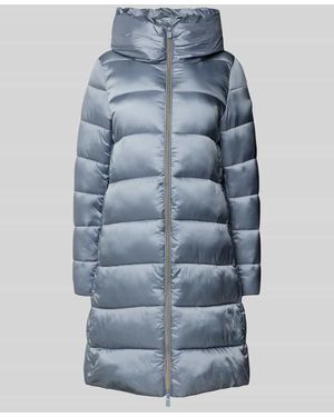 Save The Duck Steppmantel mit Kapuze Modell 'LYSA' - Blau
