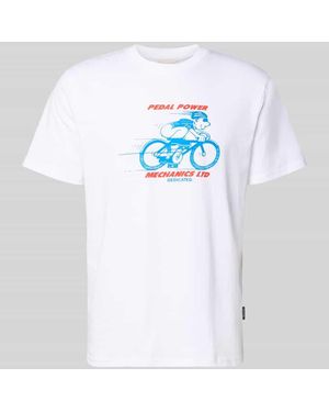 Dedicated T-Shirt mit Motiv-Print - Weiß