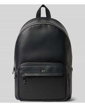 BOSS Rucksack mit Label-Prägung Modell 'RAY' - Schwarz