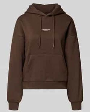 JJXX Hoodie Met Kangoeroezak. Model 'Studio Vesterbro' - Bruin