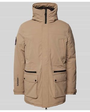 Superdry Parka mit Kapuze - Natur