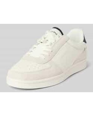 Marc O' Polo Lage Sneakers Van Hoogwaardig Rundleer - Naturel