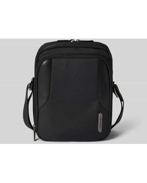 Samsonite Umhängetasche Mit Label-Patch - Schwarz