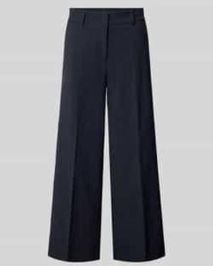 Cambio Stoffen Broek Met Steekzakken Model 'Cara' - Blauw