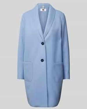 Cinque Lange Jas Met Opgestikte Zakken - Blauw