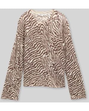 Tom Tailor Regular Fit Pullover mit weichem Alpaka-Mix - Natur
