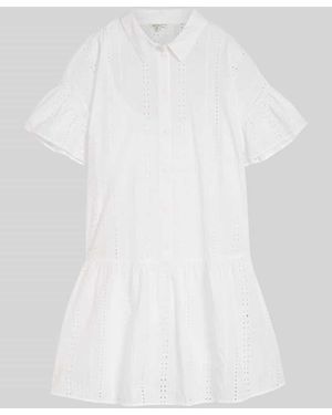 Tom Tailor Freizeitkleid aus reiner Baumwolle - Weiß