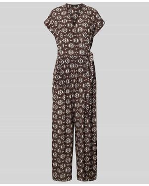 Weekend by Maxmara Loose Fit Jumpsuit aus reiner Seide Modell 'ARIZONA' - Weiß
