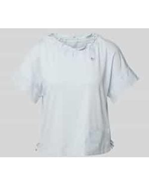 Marc Cain T-shirt Met Steekzak - Blauw