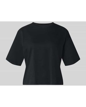 Fabletics Relaxed Fit T-Shirt aus Baumwoll-Mix - Schwarz
