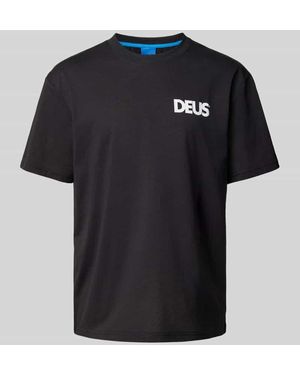 Deus Ex Machina T-Shirt mit Label-Print - Schwarz