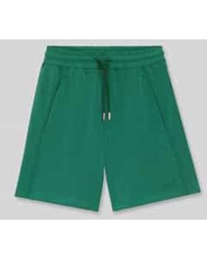 BOSS Relaxed Fit Korte Broek Met Tunnelkoord - Groen