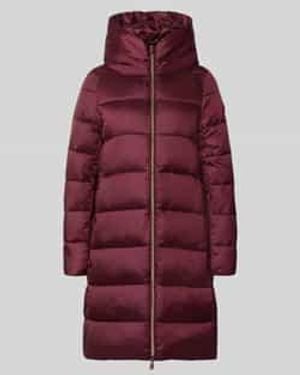Save The Duck Lange Gewatteerde Jassen - Rood