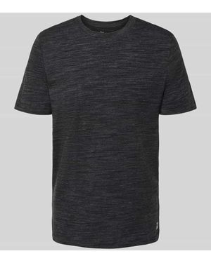 S.oliver Regular Fit T-Shirt aus Baumwoll-Mix - Schwarz