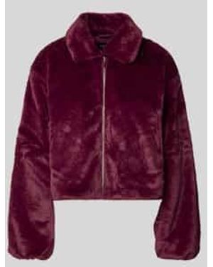 ONLY Teddy- & Faux Fur Jassen - Rood