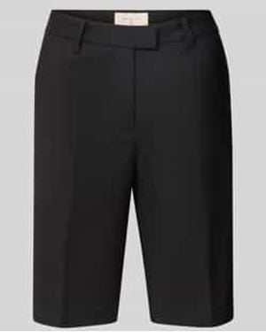 Freequent Korte Regular Fit Broek Met Steekzakken - Zwart