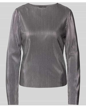 Zero Longsleeve Mit Rundhalsausschnitt - Grau