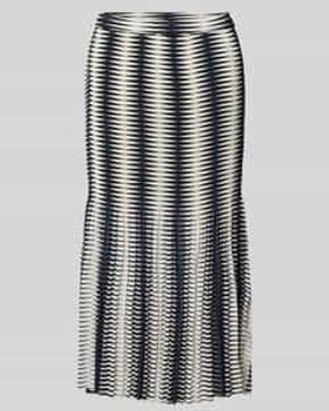 someday. Midirok Met Plissévouwen, Model 'Onora' - Meerkleurig