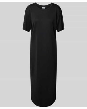 Jake*s T-Shirt-Kleid mit Rundhalsausschnitt - Schwarz