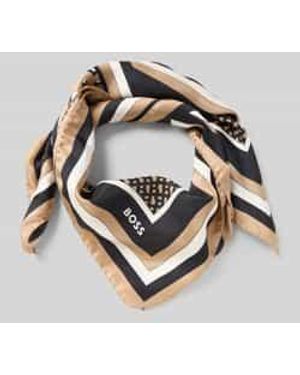 BOSS Sjaal Met All-over Motief - Metallic