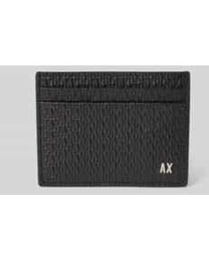 ARMANI EXCHANGE Pasjeshouder Van Puur Linnen, Model 'Creditcard' - Grijs