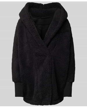 Noisy May Jacke aus Teddyfell Modell 'CUDDLE' - Schwarz