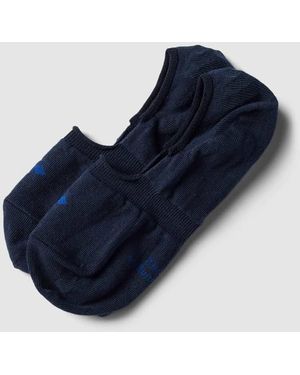 Burlington Sneakersocken mit Label-Details - Blau