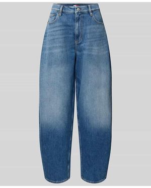 Tommy Hilfiger Tapered Fit Jeans aus Baumwoll-Mix Modell 'JEANIE' - Blau