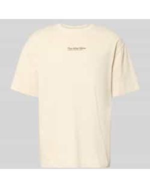 Samsøe & Samsøe T-Shirt Met Ronde Hals Model 'Sauni' - Naturel
