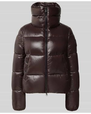 Save The Duck Regular Fit Steppjacke mit Stehkragen Modell 'Isla' - Braun