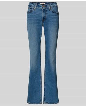 Levi's Bootcut-Jeans aus Baumwoll-Mix - Blau