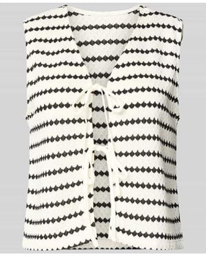 ONLY Regular Fit Weste mit Baumwoll-Anteil Modell 'EVA LIFE' - Mehrfarbig