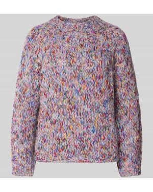 Rich & Royal Strickpullover mit gerippten Abschlüssen - Mehrfarbig