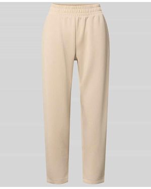 Christian Berg Women Cropped Sweatpants mit elastischem Bund und Eingrifftaschen - Natur