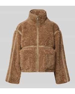 Neo Noir Teddy- & Faux Fur Jassen - Bruin