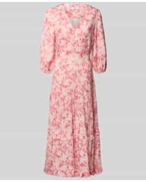 Mbym Maxi-jurk Met V-hals - Roze