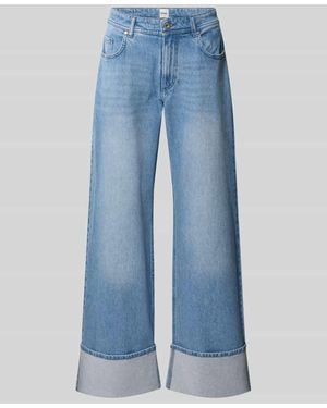 Brax Wide Leg Jeans mit Lyocell-Anteil Modell 'STYLE.MORGAN' - Blau