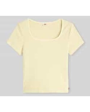 Levi's Slim Fit T-Shirt - Geel