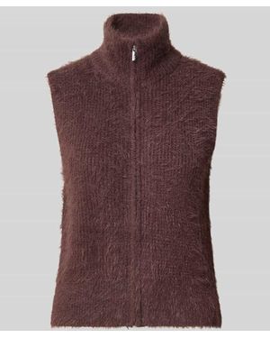 Zero Regular Fit Weste mit Baumwoll-Anteil - Lila