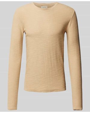 Blend Strickpullover mit Rundhalsausschnitt Modell 'BHABAS' - Natur