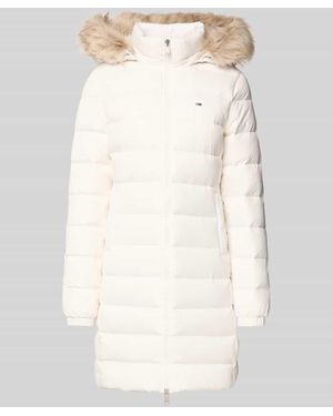 Tommy Hilfiger Regular Fit Daunenmantel mit Entendaunen-Füllung - Natur