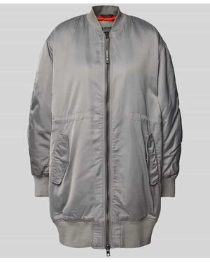 IQ Studio Jacke Mit Zweiwege-Reißverschluss Modell 'Estrid' - Grau