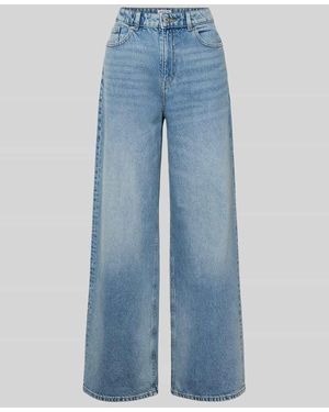 Jake*s Wide Leg Jeans Aus Reiner Baumwolle - Blau