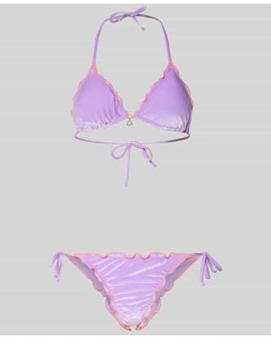 Banana Moon Bikini-Set mit Stretch-Anteil Modell 'CIROLUMA' - Lila