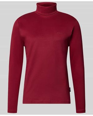 Hechter Paris Longsleeve mit Rollkragen - Rot