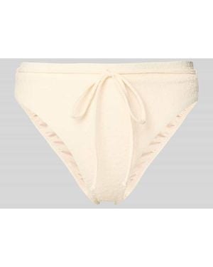 Barts High Waist Bikinihose mit Kordelzug Modell 'Simoa' - Natur