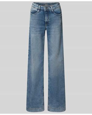 M·a·c Jeans mit 5-Pocket-Design - Blau