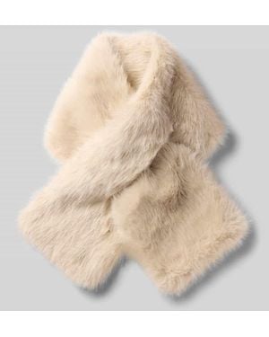 Opus Schal mit weichem Fleece Modell 'Awifey' - Natur